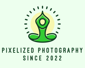 Healthy Yoga Meditation logo design