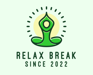 Healthy Yoga Meditation logo design