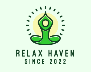 Healthy Yoga Meditation logo design