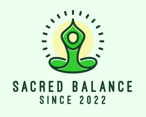 Healthy Yoga Meditation logo design