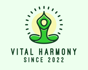 Healthy Yoga Meditation logo design