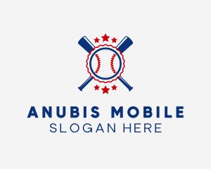 Baseball Slugger Team Star logo design