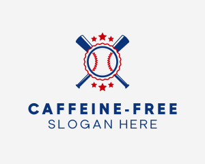 Baseball Slugger Team Star logo design