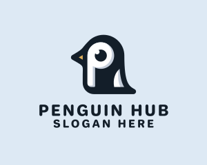Penguin Letter P logo