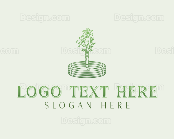 Floral Garden Hose Logo