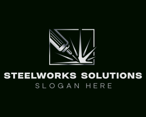 Industrial Metal Laser logo design