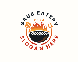 Barbecue Grill Culinary logo design