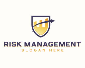 Finance Shield Arrow logo