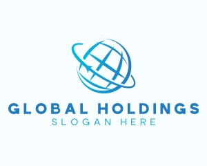 Global Sphere Orbit logo design