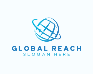 Global Sphere Orbit logo design