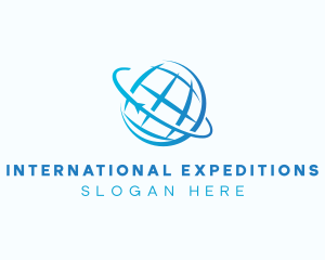 Global Sphere Orbit logo design