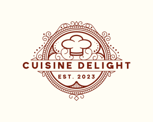 Cuisine Badge Bistro logo design