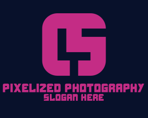 Violet L & S logo design