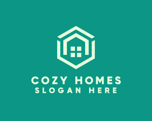 Hexagon Home Real Estate logo design