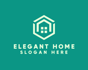 Hexagon Home Real Estate logo design