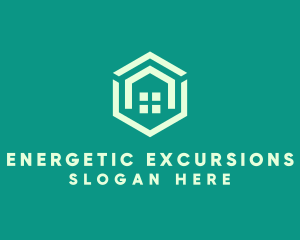 Hexagon Home Real Estate logo design