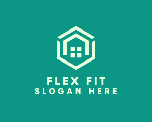 Hexagon Home Real Estate logo design