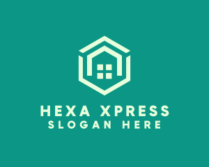 Hexagon Home Real Estate logo design