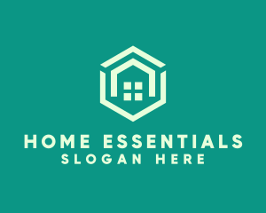 Hexagon Home Real Estate logo design