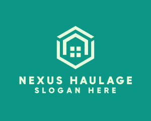 Hexagon Home Real Estate logo design