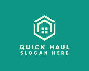 Hexagon Home Real Estate logo design