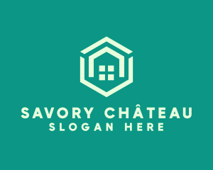 Hexagon Home Real Estate logo design