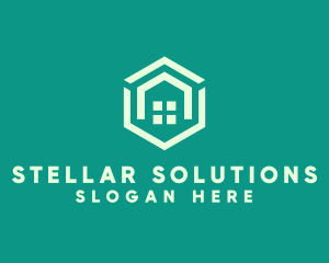 Hexagon Home Real Estate logo design