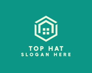 Hexagon Home Real Estate logo design