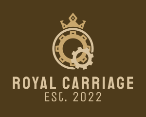 Royal Gear Crown logo design