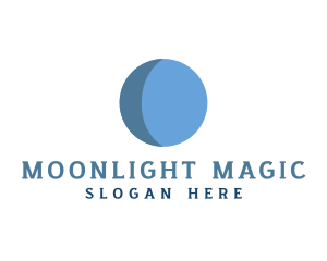 Moon Sphere Circle logo design