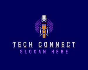 Podcast Recording Mic logo