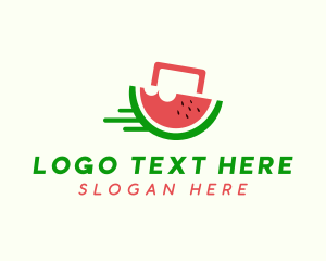 Watermelon Fruit Shopping logo