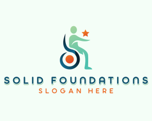 Charity Foundation Disability logo design