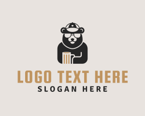 Bear Cap Sunglass Beer logo