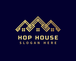 Roof House Maintenance  logo design