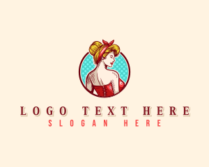 Pinup Woman Fashion logo