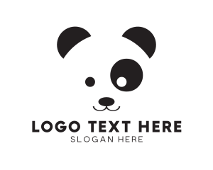 Cute Panda Kid logo
