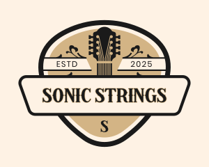 Guitar Music Instrument logo