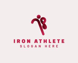 Running Athlete Training logo design