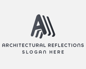 Architecture Firm Letter A logo design