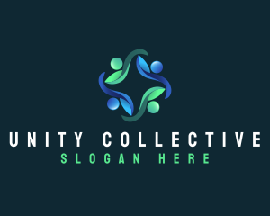 People Unity Foundation logo design