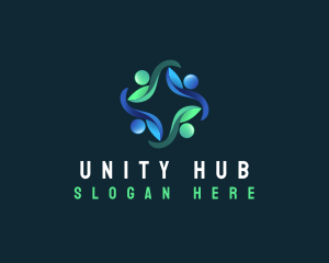 People Unity Foundation logo design