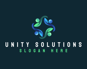 People Unity Foundation logo design