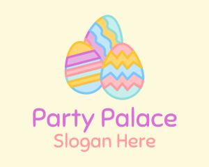 Colorful Decorative Eggs  logo design