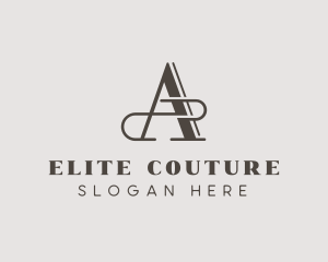 Fashion Tailor Boutique Letter A logo