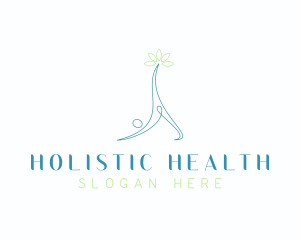 Holistic Spa Yoga logo design