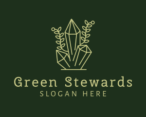 Green Precious Gem logo design