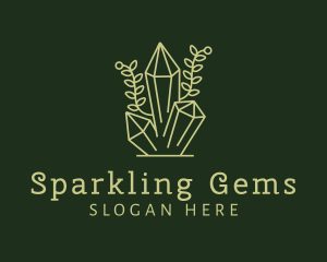 Green Precious Gem logo design