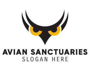 Nocturnal Owl Birdwatcher logo