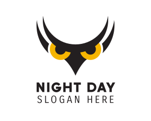 Nocturnal Owl Birdwatcher logo design